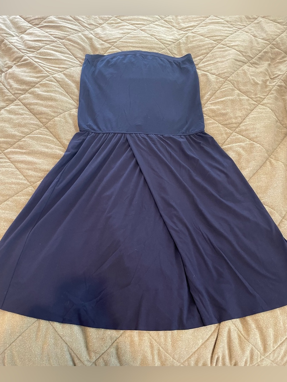 Wolford Navy Tube Dress or a midi shirt Size L